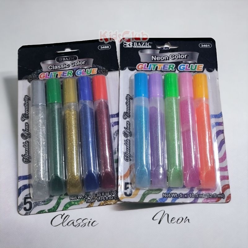 

Glitter Glue Lem Glitter Neon dan Classic