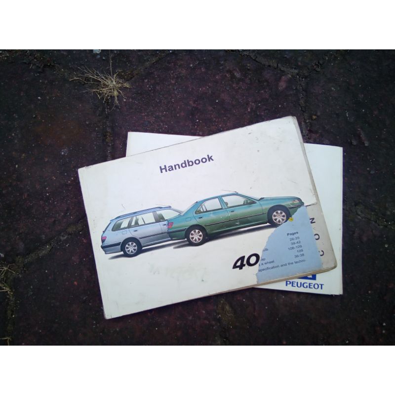 PEUGEOT Manual Book Peugeot 406 Handbook Buku Manual Peugeot 406