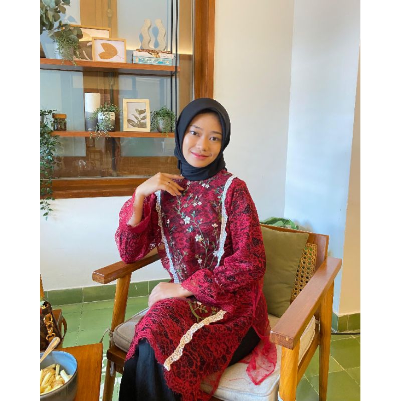 IZORA X STYLEME | Amalthea Outer Dress tile brokat