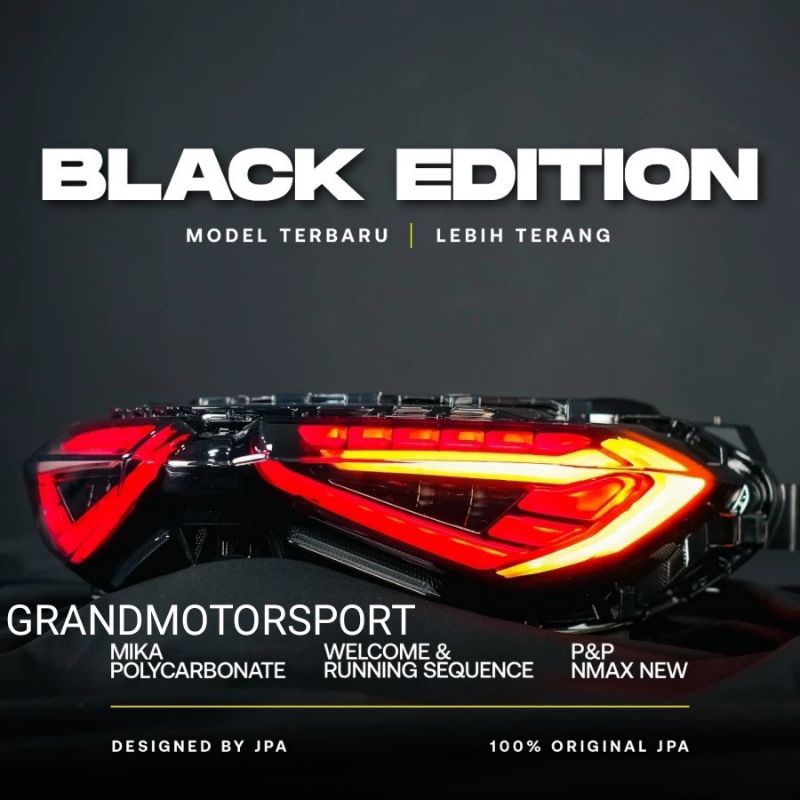 Jpa Lampu Rem Belakang Yamana Nmax New 2020 Sampai 2024 Black Edition Original Jpa