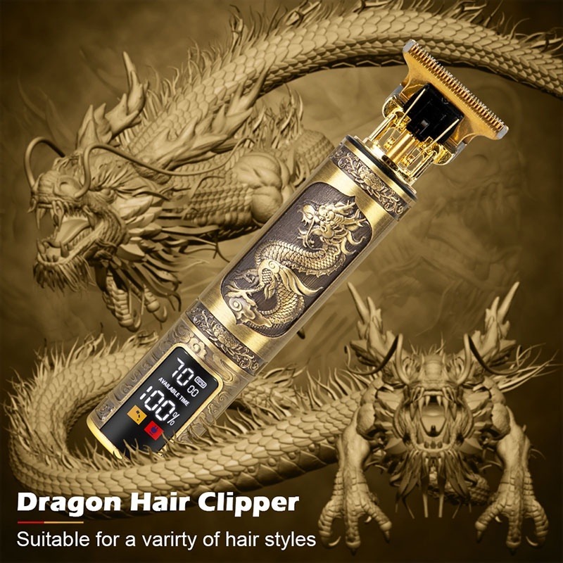 [COD] Alat Cukur Listrik Logam Portabel Alat Cukur Listrik Kepala Naga Retro Alat Cukur Kepala Tungg