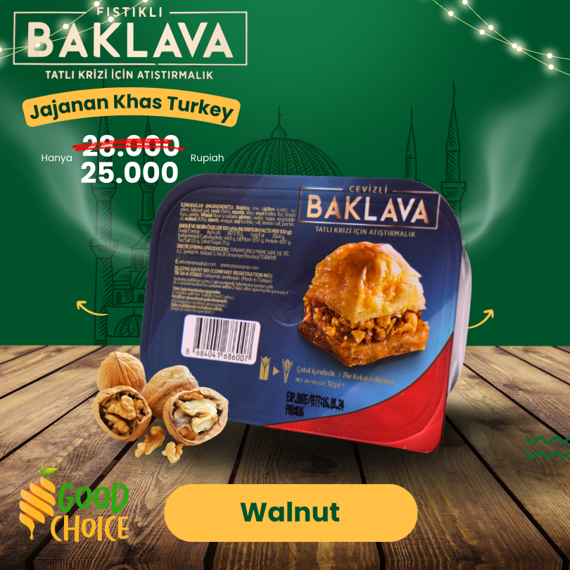 

BAKLAVA WALNUT 32g