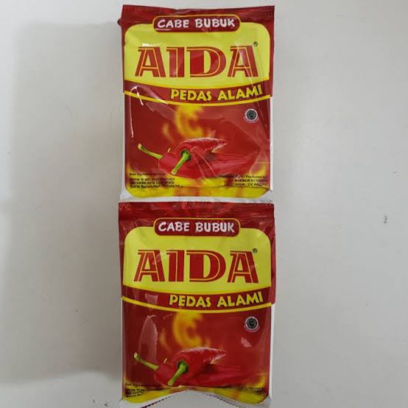 

Cabe Bubuk / Cabe Giling / Cabe Tabur Merk AIDA 25gr