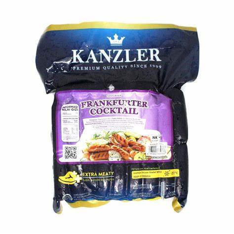 

Kanzler Sosis frankfurter cocktail 500gr