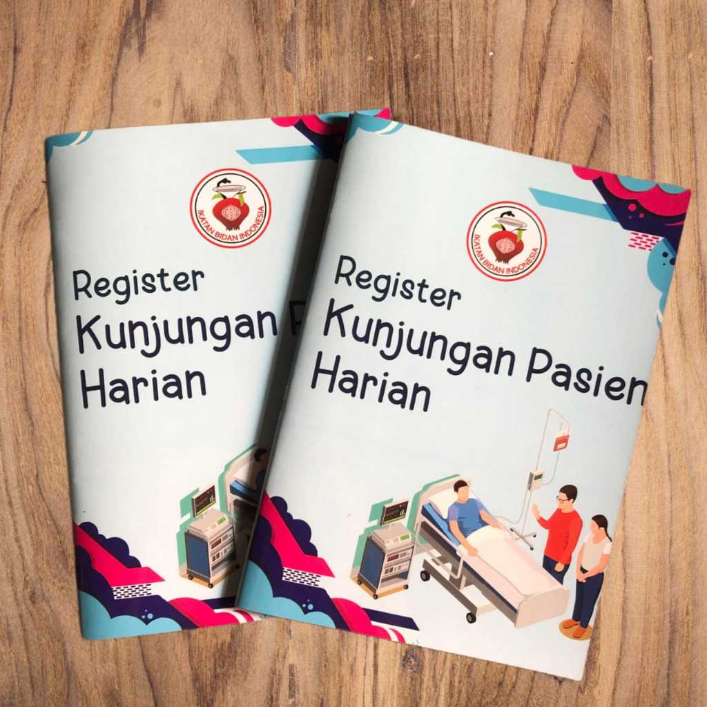 

BUKU REGISTER KUNJUNGAN PASIEN HARIAN UKURAN F4