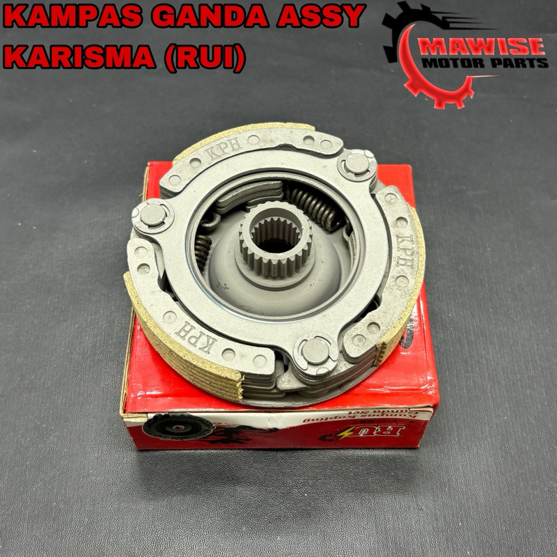 KAMPAS GANDA ASSY KARISMA (RUI)  - KAMPAS KOPLING GANDA ASSY OTOMATIS SET KHARISMA KPH SUPRA X 125