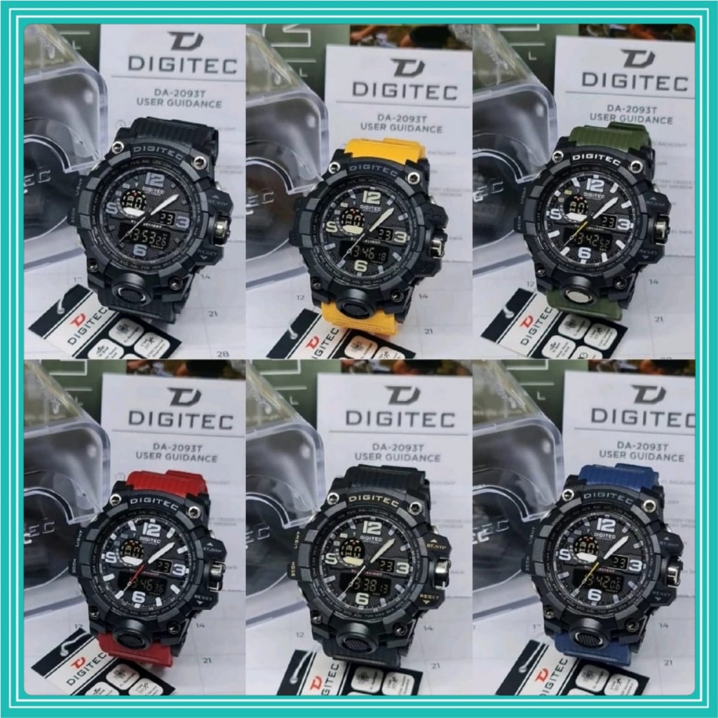 Digitec DG Type DA-2093T DA2093T DA 2093T Jam Tangan Pria