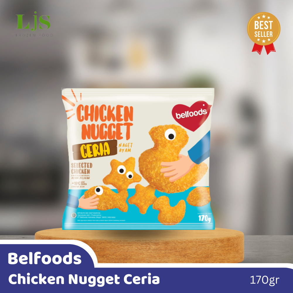 

Belfoods Chicken Nugget Ceria 170gr