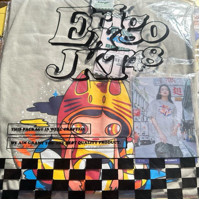 T-Shirt Erigo x JKT48 CHRISTY TOYA Vol 5 + Photopack ORIGINAL ERIGO