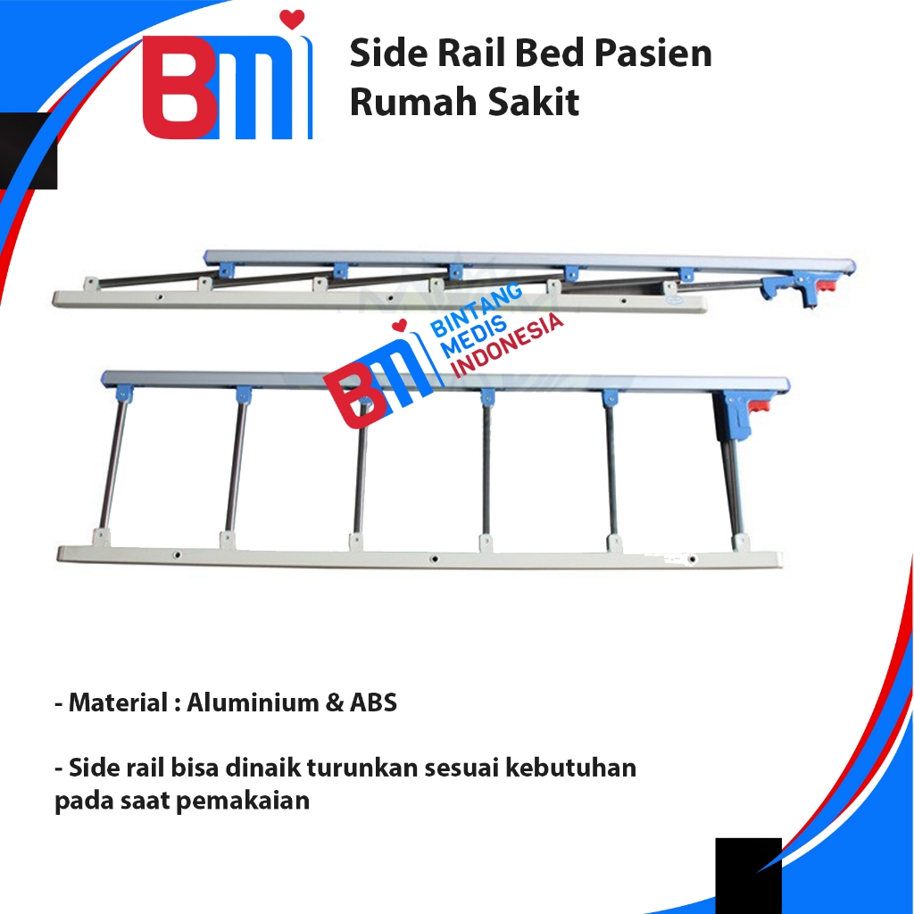 Side Rail Bed Pasien - Siderail Ranjang Pasien Rumah Sakit