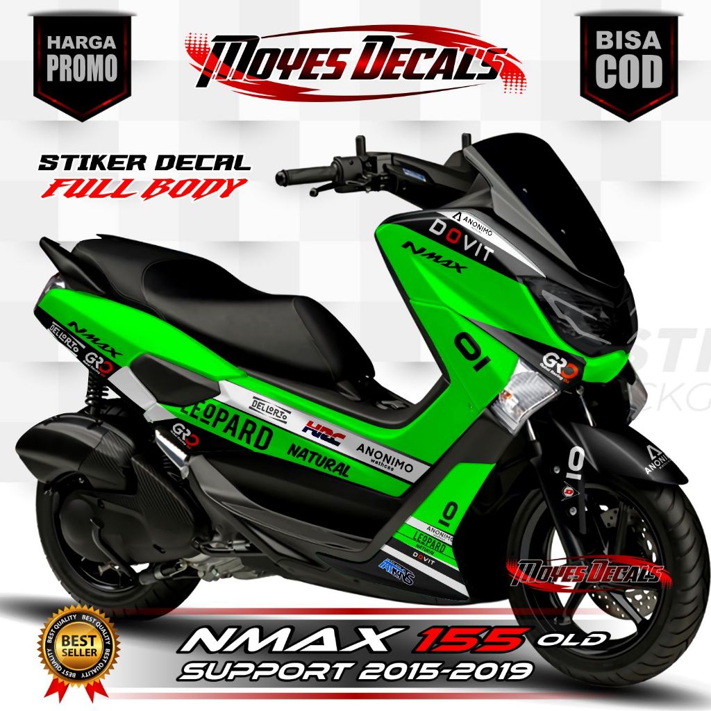 Anti Luntur Decal Sticker Yamaha Nmax 155 Old Fullbody 2015-2019 Decal stiker nmax old / stiker nmax