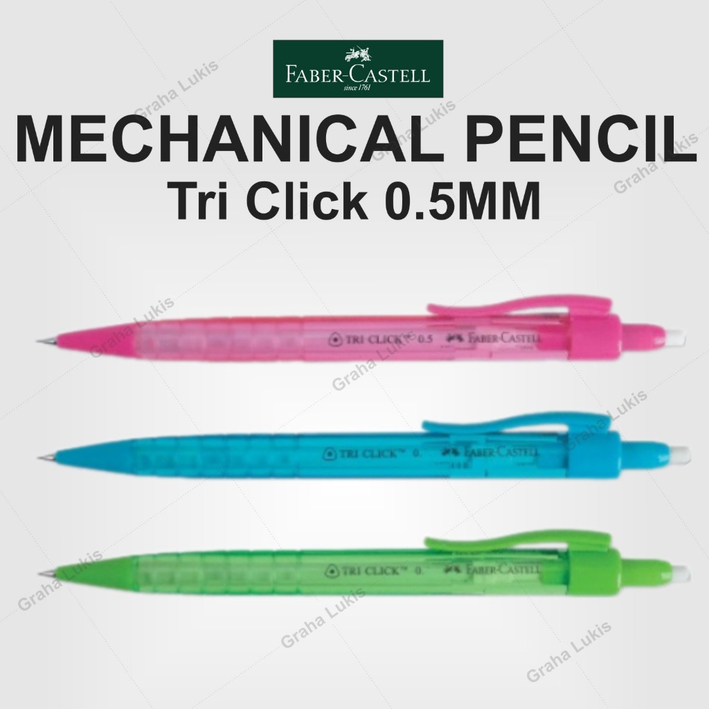 

Faber-Castell Mechanical Pencil Tri Click 0.5MM