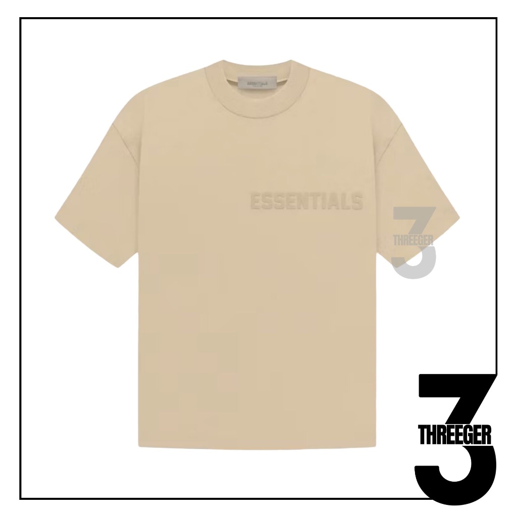 Essentials Fear Of God Tee Sand Original Authentic