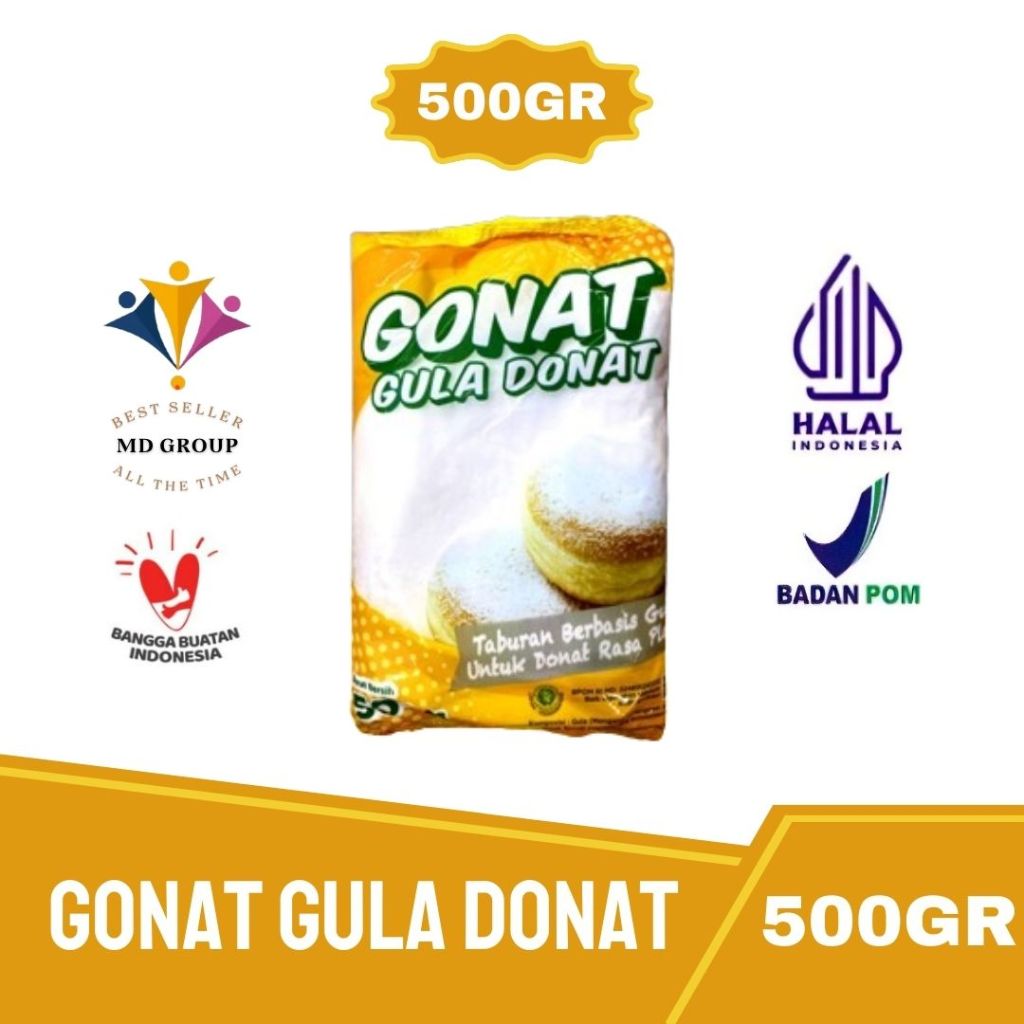 GONAT GULA DONAT 500 gr Gula Tabur Gula Dingin Icing Sugar