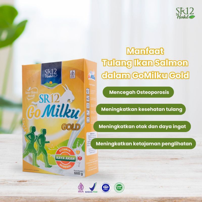 

Gomilku Gold SR12 / Susu Kambing Etawa SR12 Untung Tulang