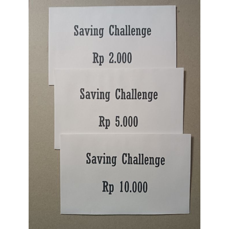 

Saving Challenge Amplop