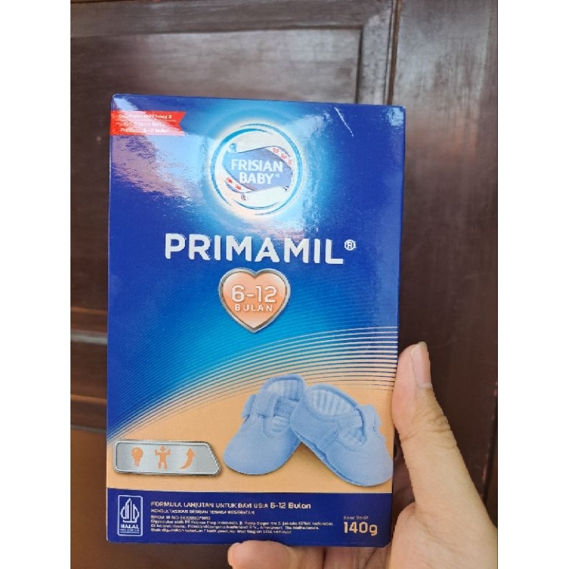 Frisian Flag Baby Primamil 6-12 Bulan - Plain 140gr - Susu Formula Bayi 6-12 Bulan