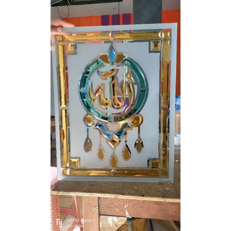 KACA VARIASI/KACA INLAY/BOVEN KACA MASJID
