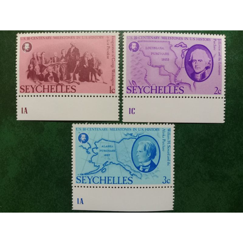 

Prangko Seychelles 3 Pcs UN USED