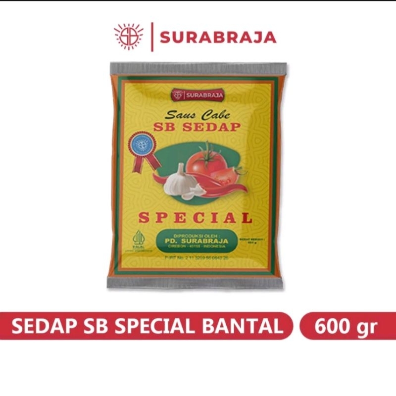 

SB SEDAP SPECIAL | SAUS CABE | SAUS SAMBAL Kemasan Bantal 600grm