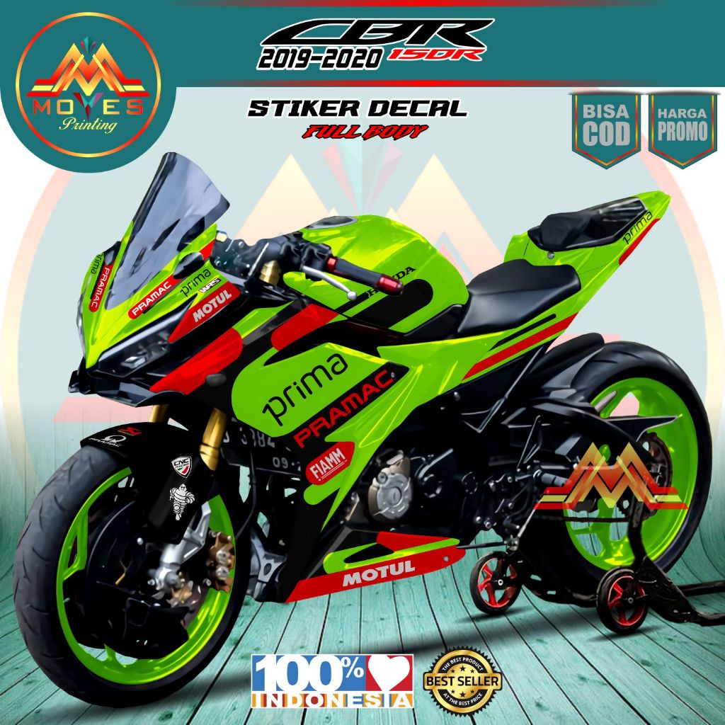 Tahan Lama Bisa Cod. Decal Stiker Motor New CBR 150R 2019 2020 Facelift Motif Balap