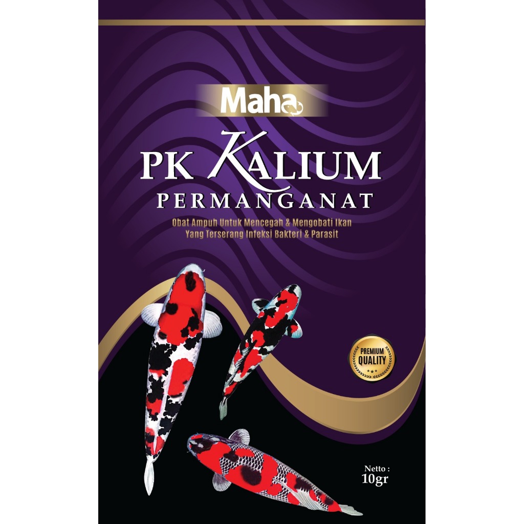 Maha PK obat khusus ikan PERMANGANAT KALIUM PERMANGANAT 10GRAM