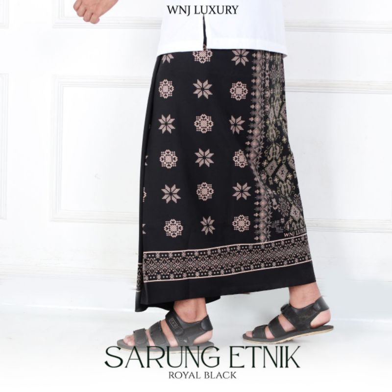 sarung WNJ tenun motif printing premium terbaru 2024