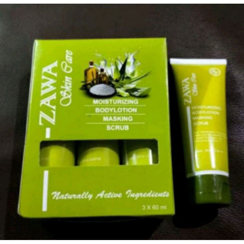Zawa Skin Care Alami Original 3pcs Exp. 2027 BPOM NA