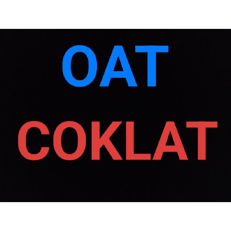 

oat coklat isi 40