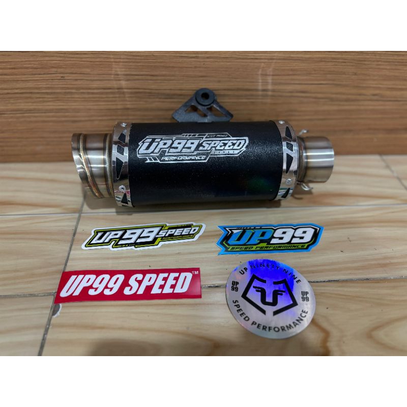 KNALPOT RACING SILINCER ONLY UP99 SPEED INLET 50MM