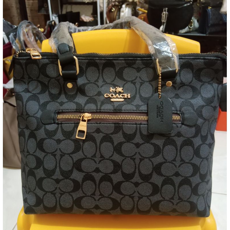 Coach - Tote Bag - Hitam Motif
