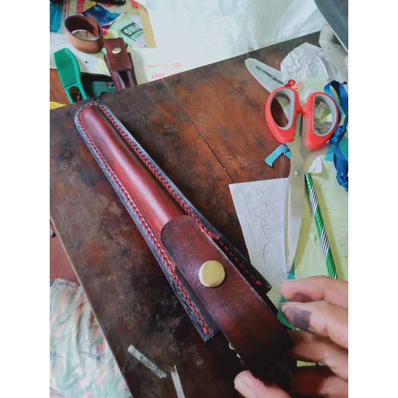 Sarung Pipa Rokok Kulit Original