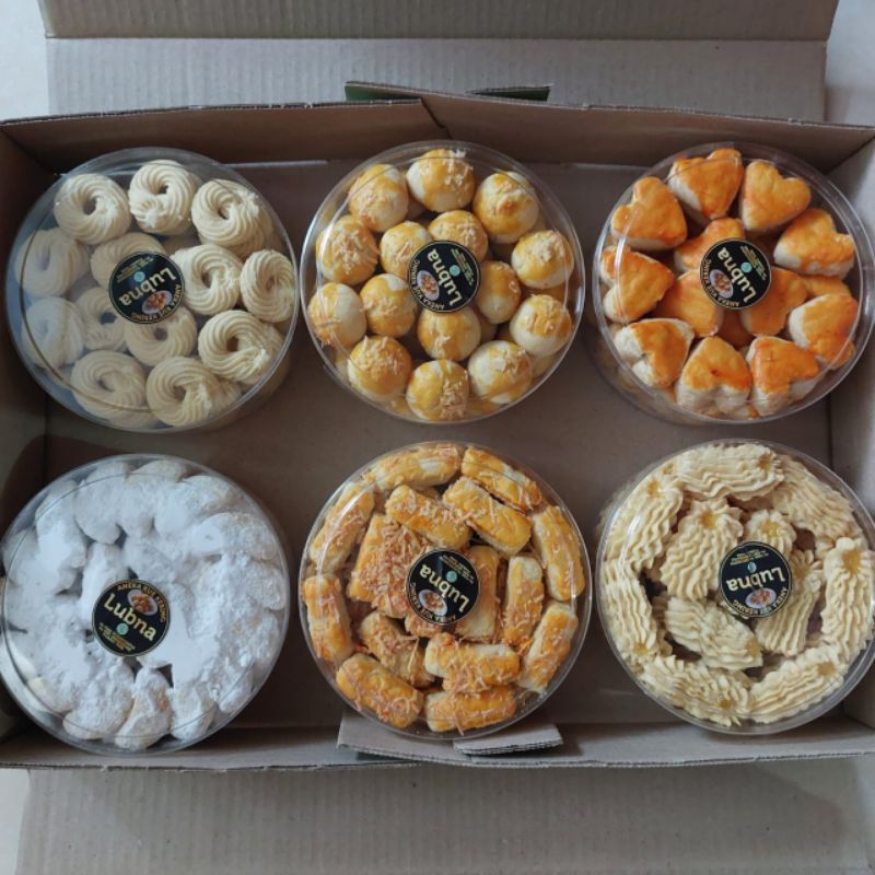 

Paket Kue Kering Kue Lebaran isi 6 Toples 500Gr Murah