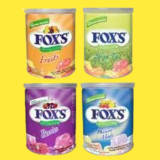 

( PER BUNGKUS ISI 40 PCS ) ~ PERMEN FOX'S ANEKA RASA 180 GRAM