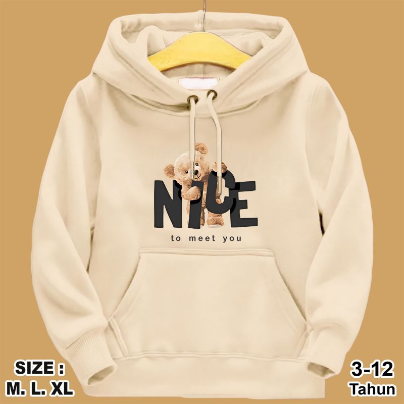 hoodie anak Nice to Meet you/unisex/