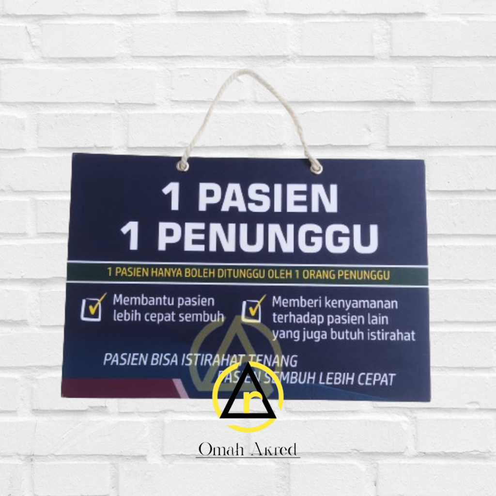 

Hard Poster 1 Pasien 1Penunggu - Hard Poster Aturan Penunggu