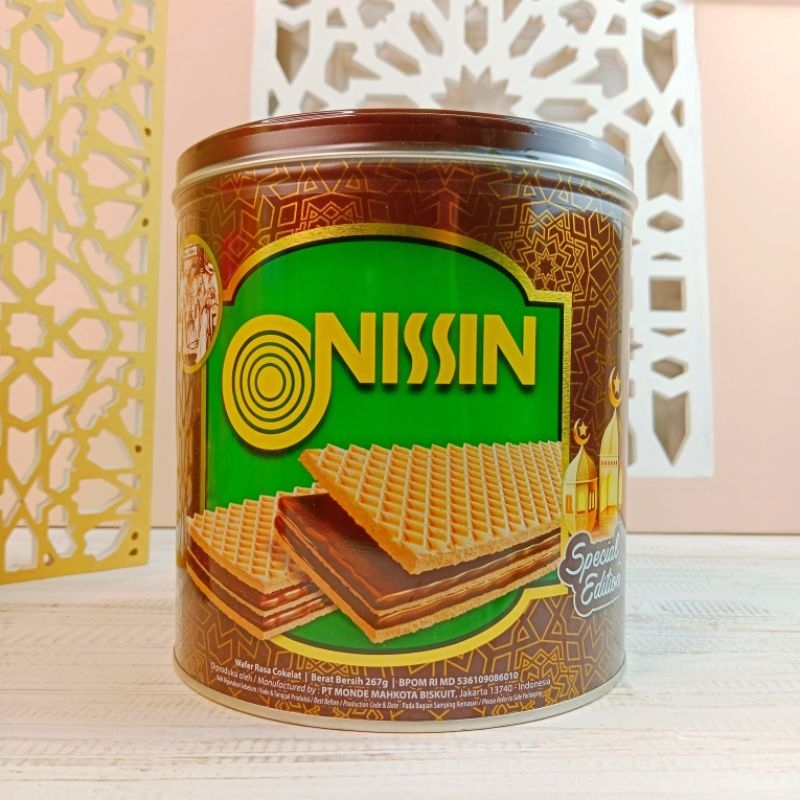 

Wafer Renyah Nissin Special Edition Lebaran Wafer Cokelat Coklat 267gr