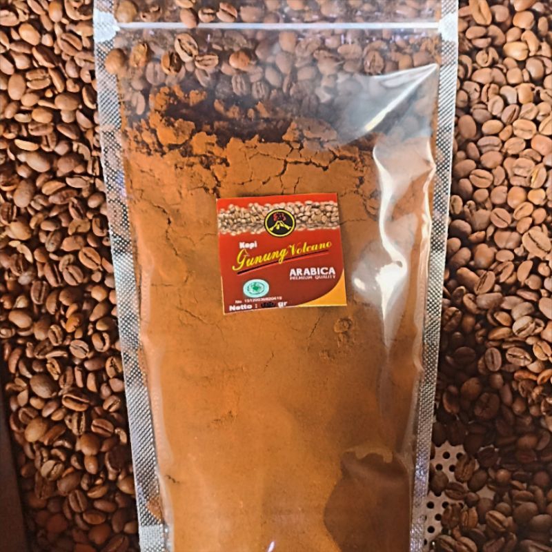 

Volcano coffee Kopi bubuk Arabica reguler 1kg kopi arabika Temanggung