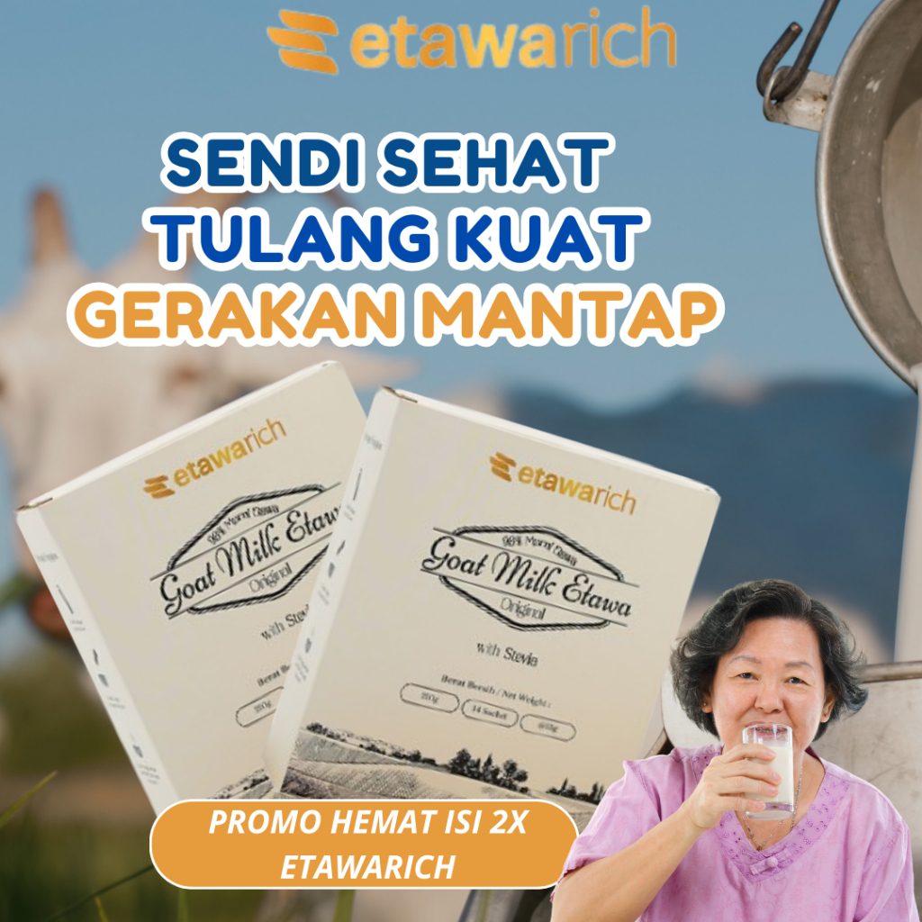 

Etawarich susu Kambing Etawa asli Untuk Sendi Sehat Tulang Kuat Aman Dikonsumsi