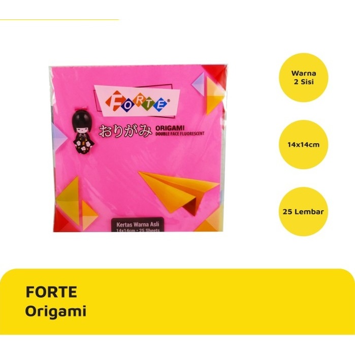 

Kertas Origami Bolak Balik 14cm x 14cm