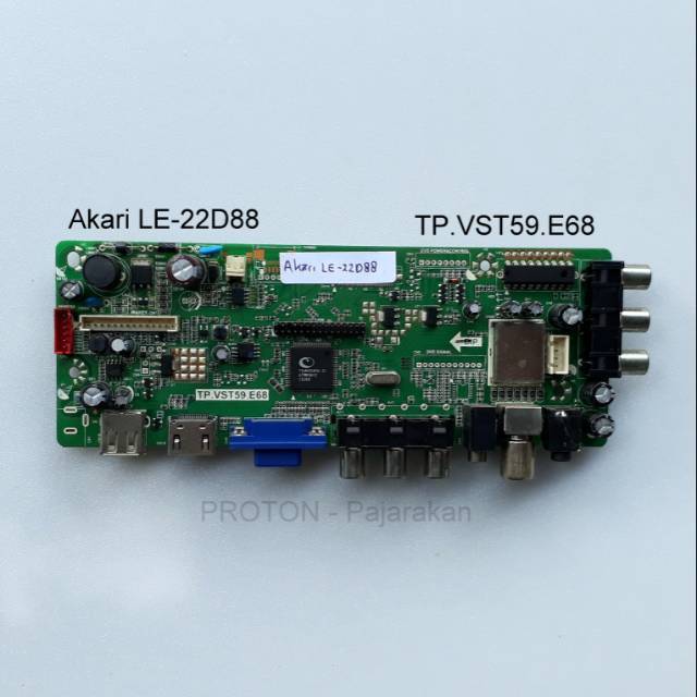 mainboard LED TV universal TP.VST59.E68 Akari LE-22D88 LE-23K88 LE-23B88S changhong china ikedo Adva