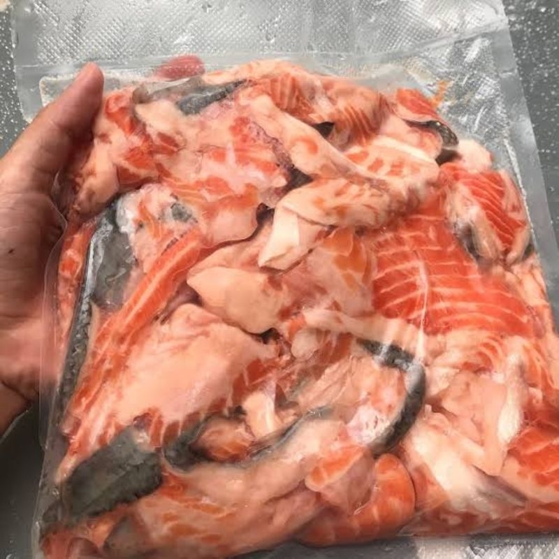 

tetelan salmon + packing sterofoam