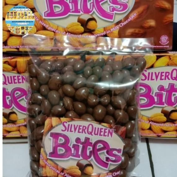 

250gr coklat Delfi silver queen bites (almond/Mede)