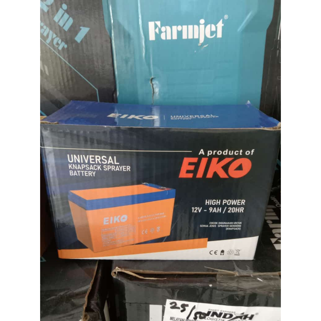 BATERAI AKI 9A 12V Sprayer Hama Elektrik EIKO DRAGON / Accu Baterai Sprayer Electric Hnl Mollar tasc