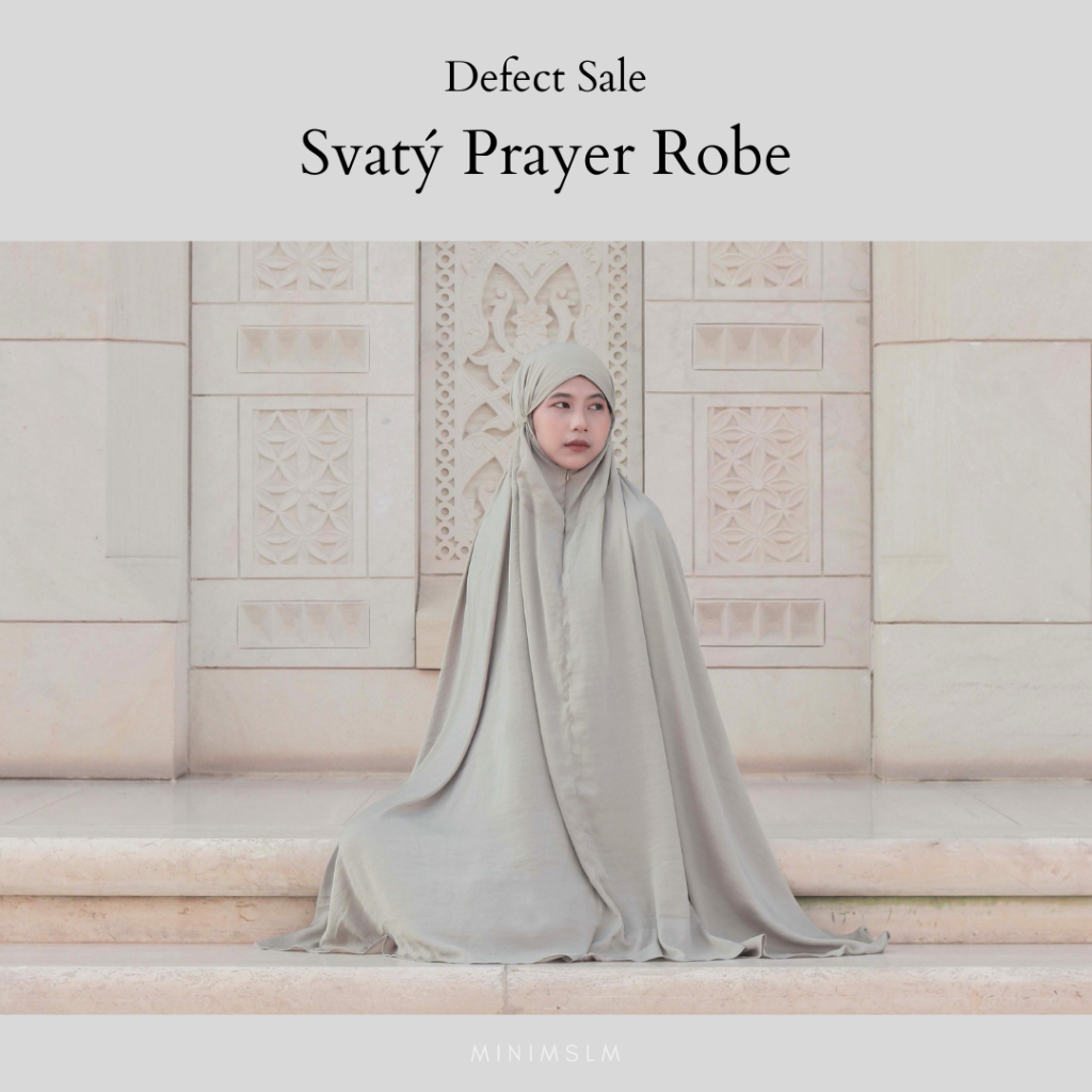(Defect Sale) Svatý Prayer Robe | MINIMSLM Eid Series 2023