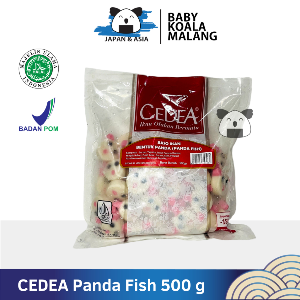 

CEDEA Baso Ikan Karakter Panda 500g Halal I Panda Fish-MLG