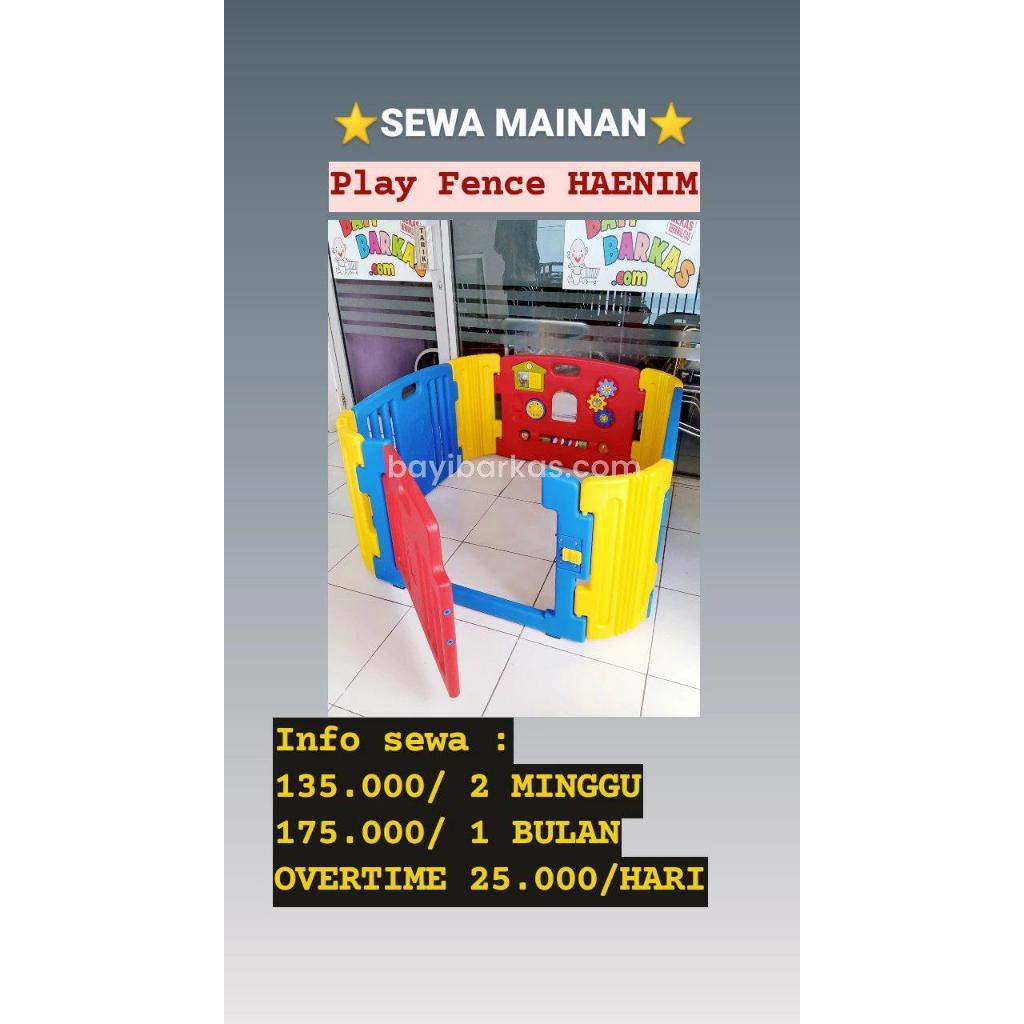 (SEWA MAINAN SURAKARTA) HAENIM PAGAR BERMAIN ANAK / PLAY FENCE / PAGAR MAINAN BAYI