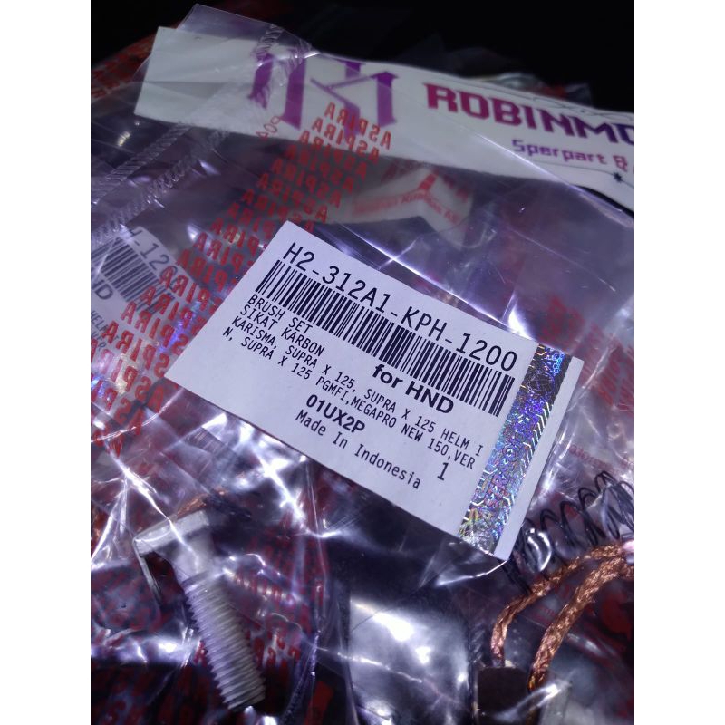 BROSTEL ARANG DINAMO STATER ASPIRA KARISMA SUPRA 125 CBR VERZA ASPIRA