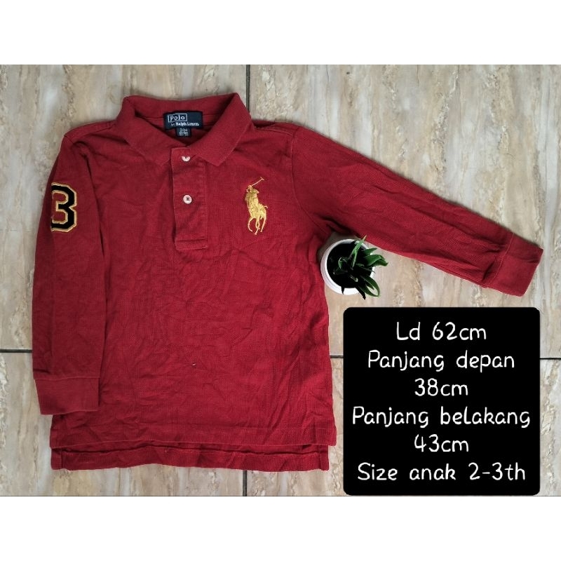 Kaos anak Polo Ralph Lauren Original second