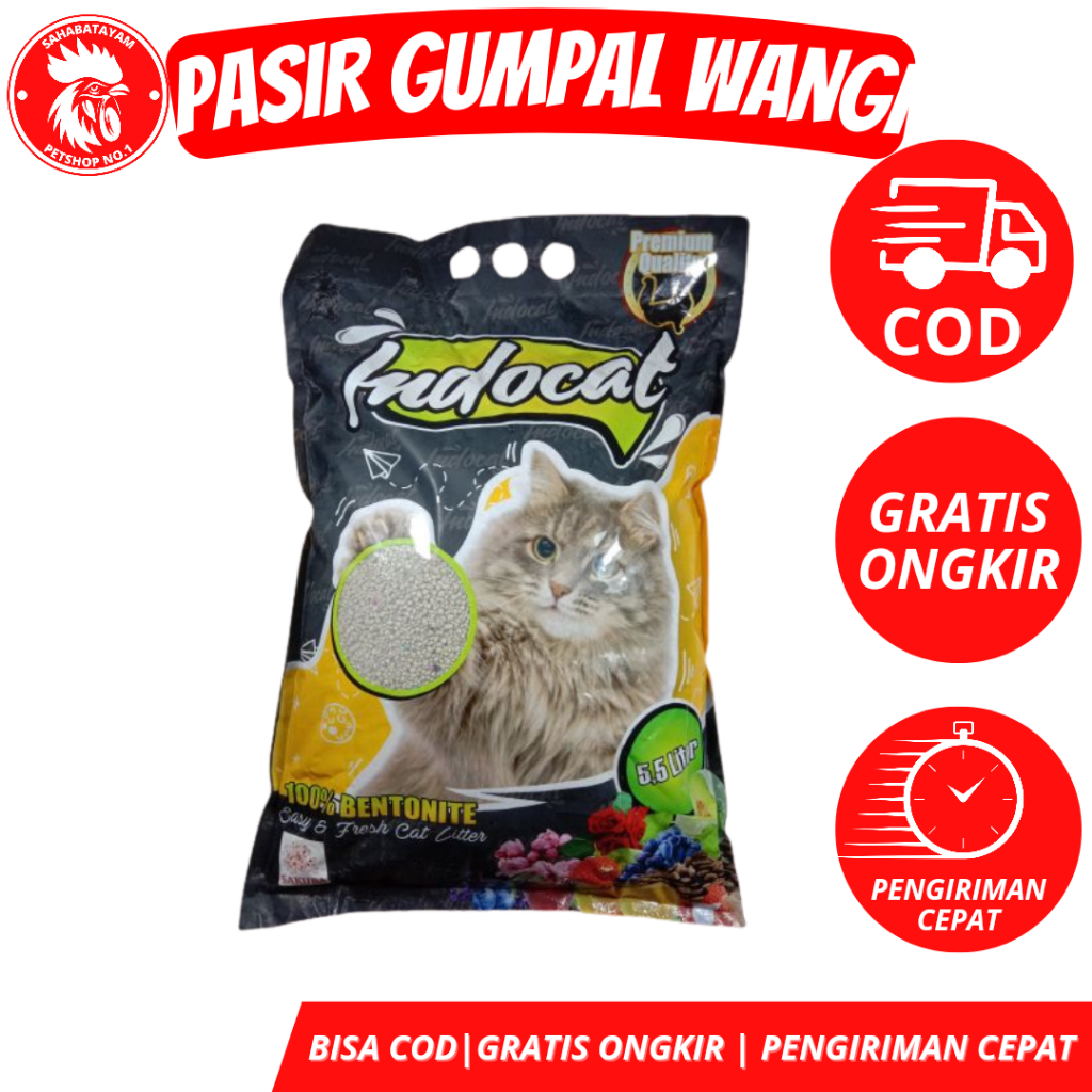 BISA COD PASIR GUMPAL WANGI / PASIR GUMPAL WANGI KUCING / PASIR GUMPAL MURAH / PASIR KUCING MURAH / 